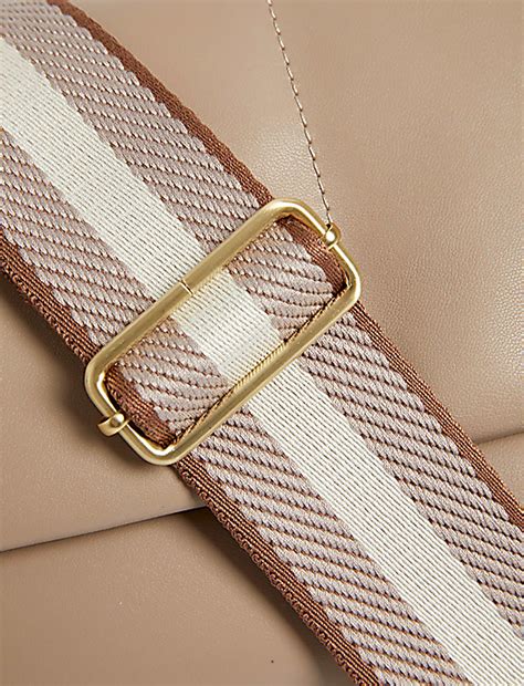 Buy Faux Leather Cross Body Messenger Bag at Marks & Spencer