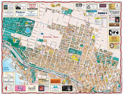 Madison Map Tourist Attractions - TravelsFinders.Com