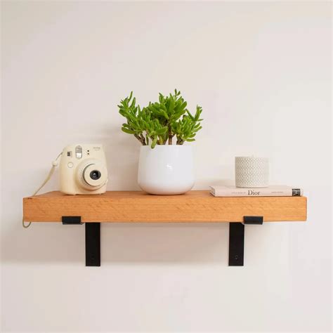 Heavy Duty Floating Shelf Brackets,Rustic Iron 6x10 Inch Black Metal ...