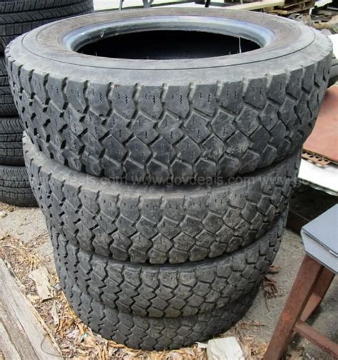 Four Goodyear G622 Tires - Size: 225-70-19.5 | GovDeals