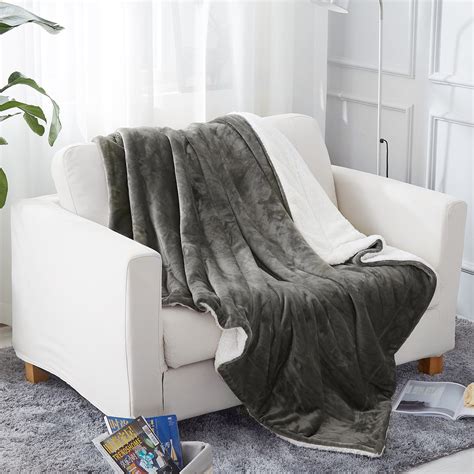 grey throw blanket