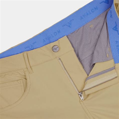 Shop Mens Slim-Fit Golf Pants: The Avalon Tour Pant - Color Sand