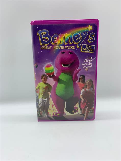 Barneys Great Adventure the Movie VHS, Vintage Barney’s Great Adventure ...