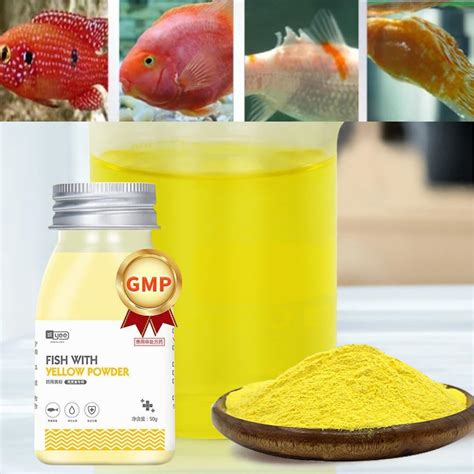 Buy VAYINATO® 50g Japanesh Yellow Powder for Ornamental Fish and ...