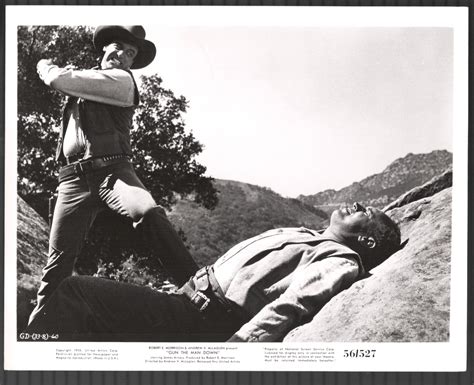 Gun the Man Down 8x10 Movie Still Robert J. Wilke: (1956) Photograph ...