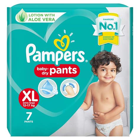 Buy Pampers New Diapers Pants, X-Large, XL 7 Count Online at Low Prices ...