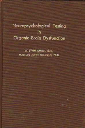 Buy Neuropsychological Testing in Organic Brain Dysfunction Book Online ...