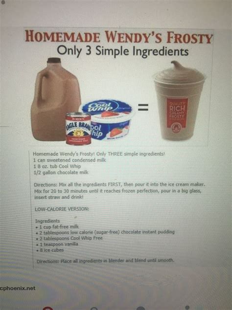 Pin by Beth Campbell on Desserts | Frosty recipe, Wendys frosty recipe ...