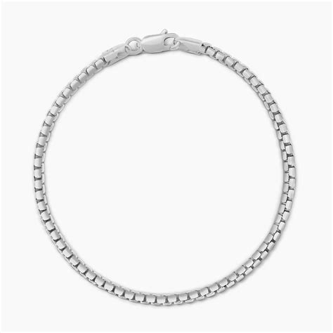 Roundbox Silver Bracelet For Men – The Silver Essence