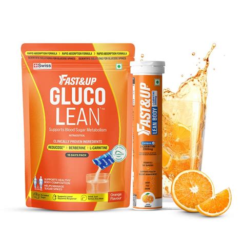 Fast&Up Lean Body + Glucolean Orange Combo – Fat Loss & Carb Control