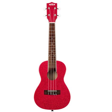 Kala Ritzy Red Sparkle Concert Ukulele – BAJAAO.COM