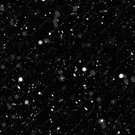 Real snow falling overlay | Premium Photo