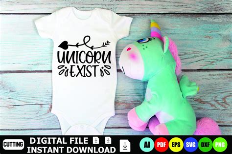 Unicorn Exist Graphic by DesignShop24 · Creative Fabrica