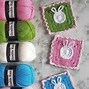 Image result for Knitted Square Bunny