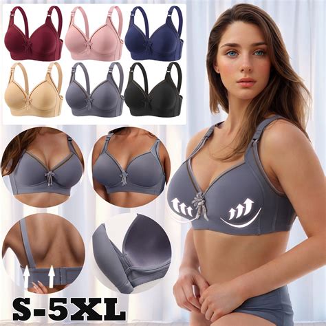 loopsun Bras for Women Plus Size Clearance, Solid Color Gathered ...