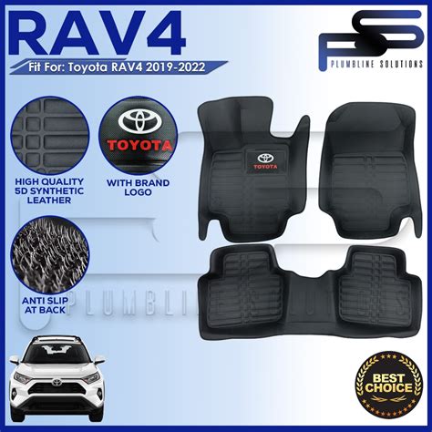 5D Deep Dish Matting Toyota RAV4 2013 - 2023 Car Matting / Floor ...