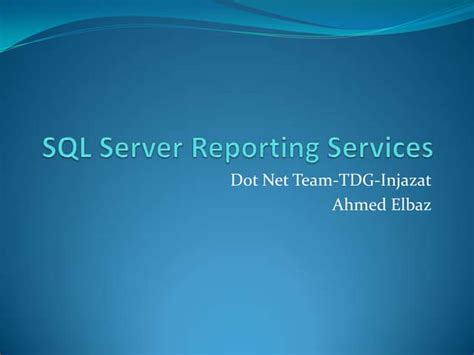 Image result for SQL Server Reporting Services Training