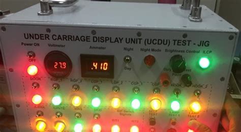 Undercarriage Display Unit (UCDU) Test Jig for Fighter Aircraft – Zetwerk