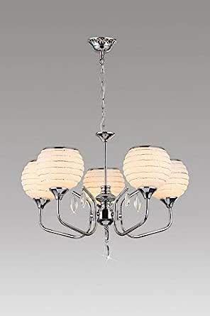 Buy The Light Studio Chrome Pendant with 5 Lights Online at Low Prices ...
