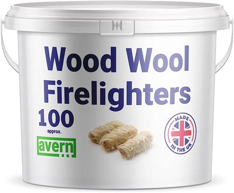 Buy ಅವೆರ್ನ್ 100x ಫೈರ್ ಲೈಟರ್ ಗಳು, ನ್ಯಾಚುರಲ್ ಇಕೋ ವುಡ್ ಉಣ್ಣೆ ಫೈರ್ ಲೈಟರ್ ...