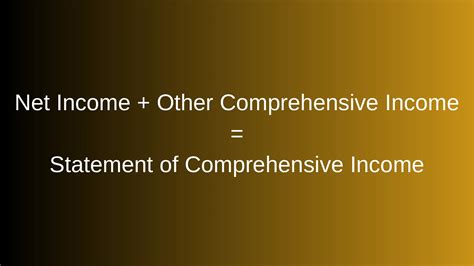 Image result for Comprehensive Income