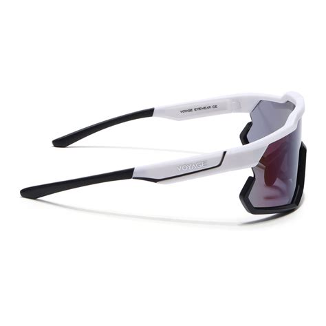 Voyage Select Drift Sunglasses (Blue Lens | White & Black Frame - SLMG