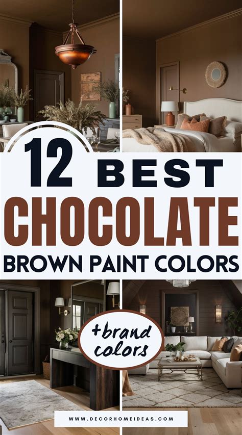 12 Rich Chocolate Brown Paint Colors to Try Now