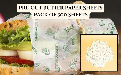 Buy TDS PLUS WRAP Wrapping/Butter Paper, Oil Proof/Sandwich Wrap, Food ...