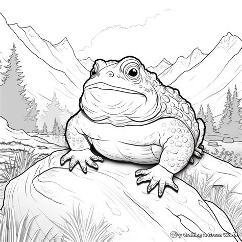 Toad Coloring Pages - Free & Printable!