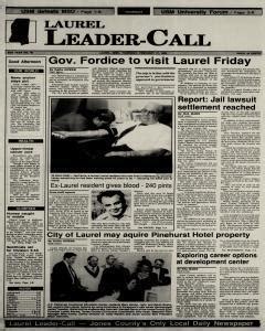 Laurel Leader Call Newspaper Archives, Feb 17, 1994, p. 1