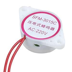 PRAV® Beep AC 220V Buzzer Wired Power Supply 2 Alarm Wheel M4K1 ...