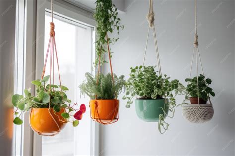 Premium AI Image | Indoor Hanging plants at home Trailing and Hanging ...