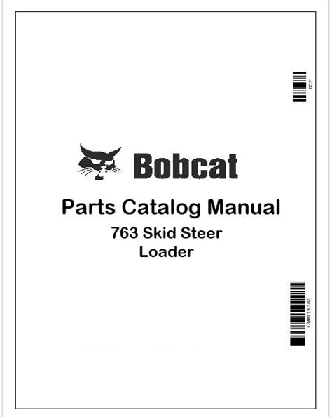 Bobcat 763 Skid Steer Loader Parts Catalog | PDF