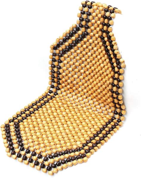 Wooden Beaded Seat For Car/Van/Tax, Massage Comfortable Wooden Seat ...