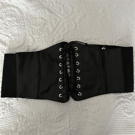 Black Spirit Halloween waist corset. Size S. Uses... - Depop