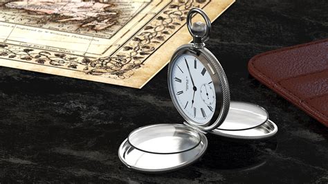 Silver Tiffany Pocket Watch Closed 3D Model $79 - .3ds .blend .c4d .fbx ...