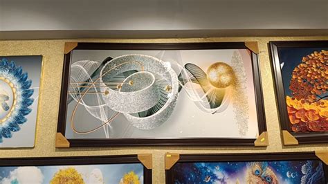 Rectangle shape Crystal acrylic wall paintings - Angel Wall Decor ...