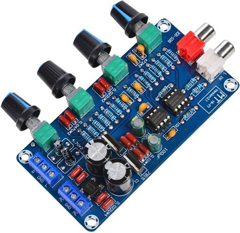 Buy Comimark 1Pcs HiFi NE5532 OP-AMP Preamplifier Amplifier Volume EQ ...
