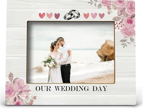 Amazon.com - FONDCANYON Wedding Picture Frame, Wedding Photo Frames ...