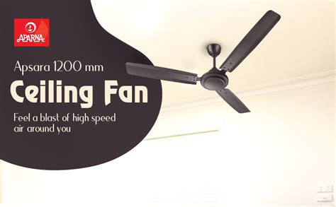 Buy Aparna Apsara 1200 mm (48 inch) High Speed Ceiling Fan (Metallic ...