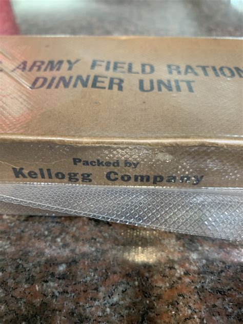 Vintage WW2 US Army Field Ration K Dinner Unit. Complete Dinner Unit ...