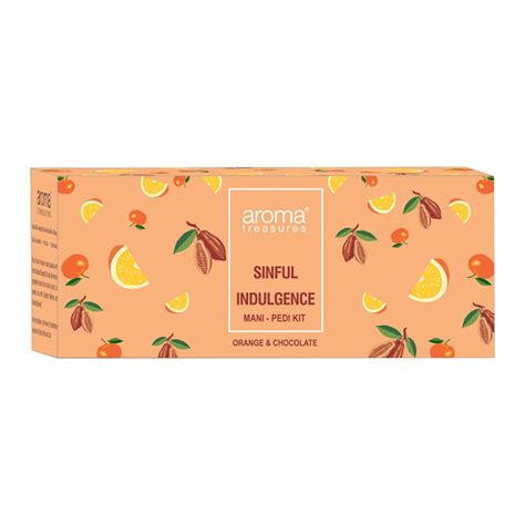 Fruit Fizzies - Sinful Indulgence Mani Pedi Kit (Orange & Chocolate ...