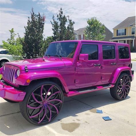 Purple Jeep Wrangler