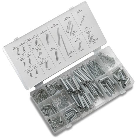 COLIBYOU 200 Small Metal Loose Steel Coil Springs Assortment Kit ...