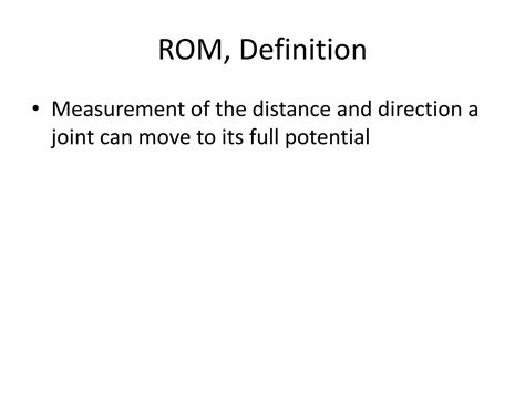 Range Of Motion | PPTX