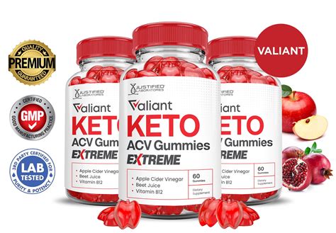 (3 Pack) Valiant Keto Extreme ACV Gummies 2000mg Dietary Supplement 180 Gummys - Walmart.com