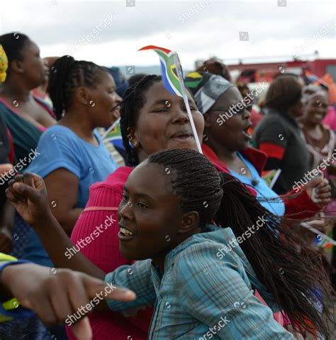 Local Xhosa Hold South African Flags Editorial Stock Photo - Stock Image | Shutterstock