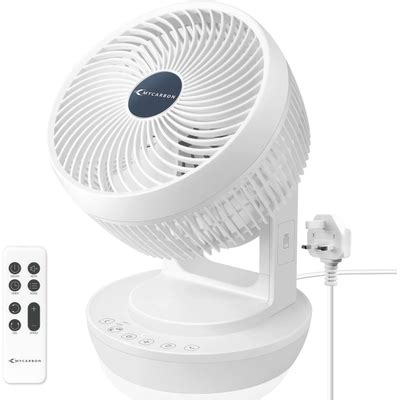 MYCARBON Desk Fan Quiet Cooling Fans Turbo 1800m³h India | Ubuy