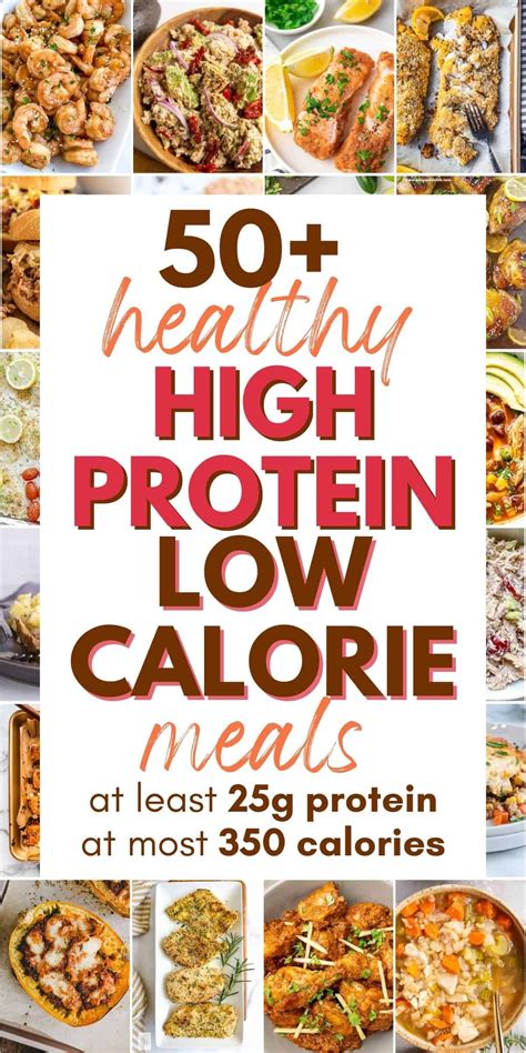 50+ High Protein, Low Calorie Meals (Easy Recipes) in 2025 | Healthy low calorie meals, Healthy ...
