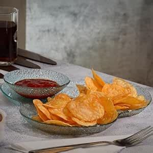 Buy Red Butler Designer Glass Serving Set of Platter & Bowl | Beautiful ...